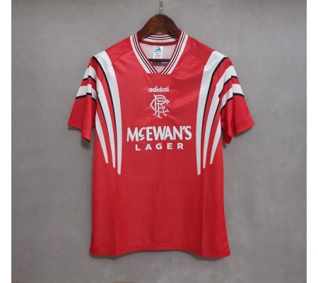 Rangers 96/97 Third Red Soccer Jersey